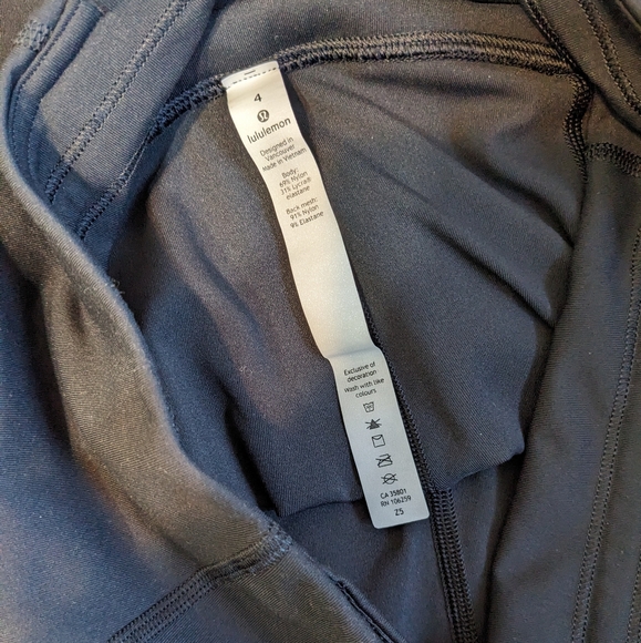 Lululemon Pace Rival High-Rise Crop 22" | Black | Size 4 - Picture 12 of 14